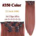 16 Clip in hair extension #350